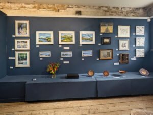 Sou Sou West Gallery, Symondbury, Dorset, Journeys Exhibition, Dartmouth Impressions, Sarah McNulty