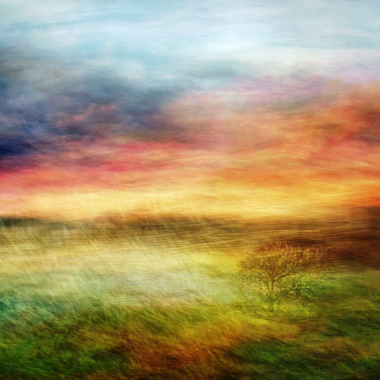 Dorset Sunrise, digital art print, creative digital art, landscape digital art, Dorset digital art, fine art photography Dorset, Dorset fine art photography, sunrise digital art, Symondsbury, Dorset, Sarah McNulty, Lanta Photography. impressionistic digital art, painterly digital art print, Westcountry creative print, Westcountry fine art print