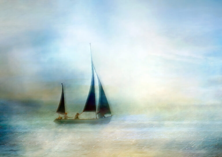 Homeward Bound digital art print, Homeward Bound, fine art seascape, fine art coastal, coastal digital art, Dorset coastal print, Dorset seascape print, Sailing boat art print, sailing boat art, Sarah McNulty, Lanta Photography, Limited edition print, Limited Edition, West Country coastal print, Westcountry seascape print