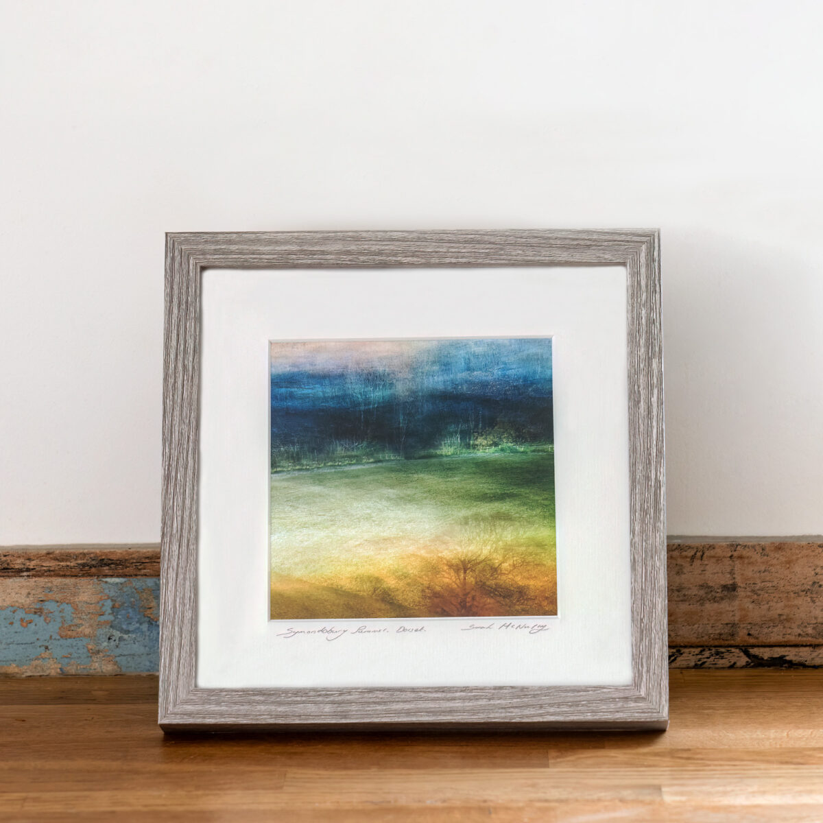 Symondsbury Summer is a framed creative fine art print of the Symondsbury countryside in Dorset