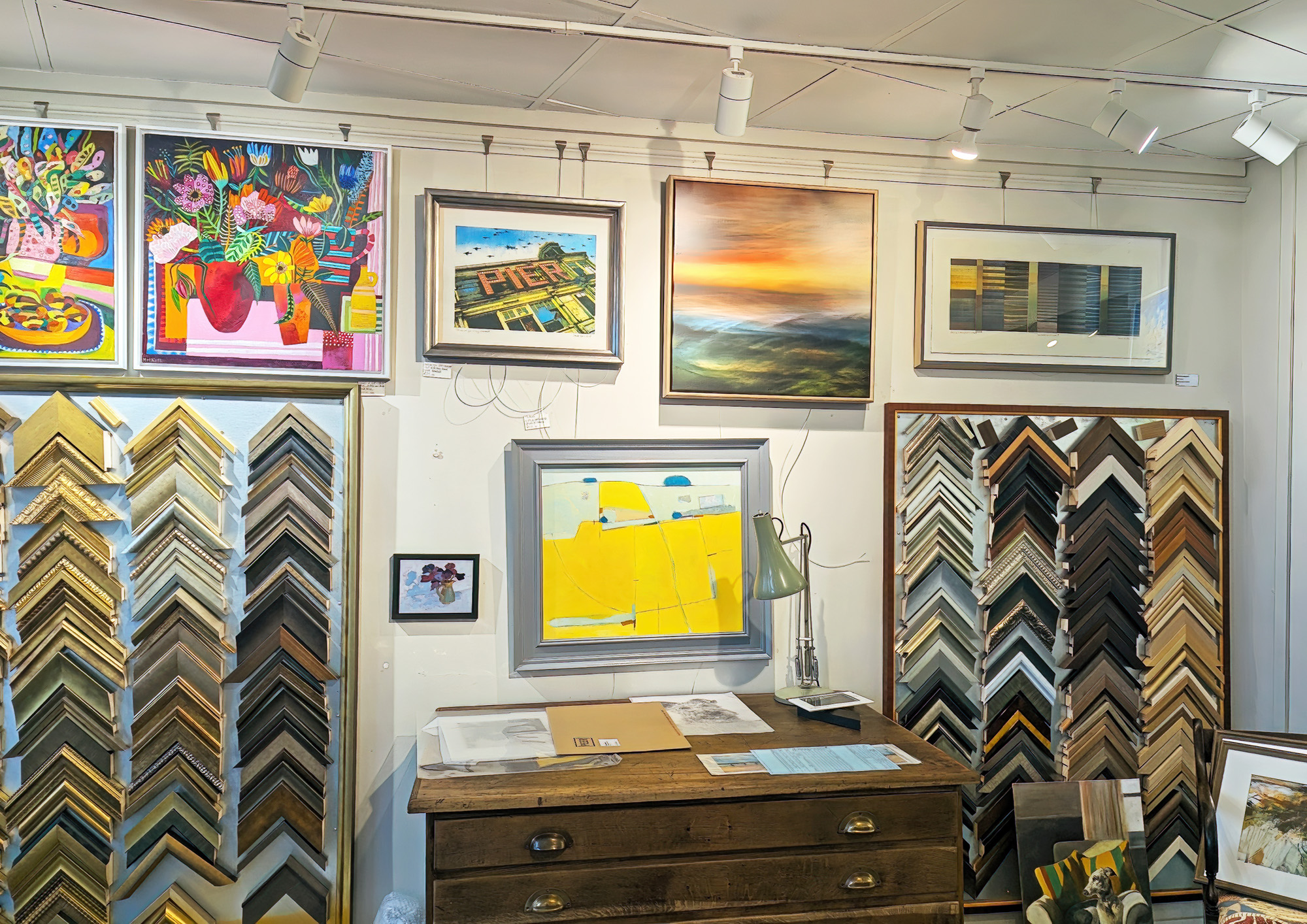 Art & Beyond Gallery & Framers, Beaminster, Dorset. Sarah McNulty Fine Art Prints, Dorset.