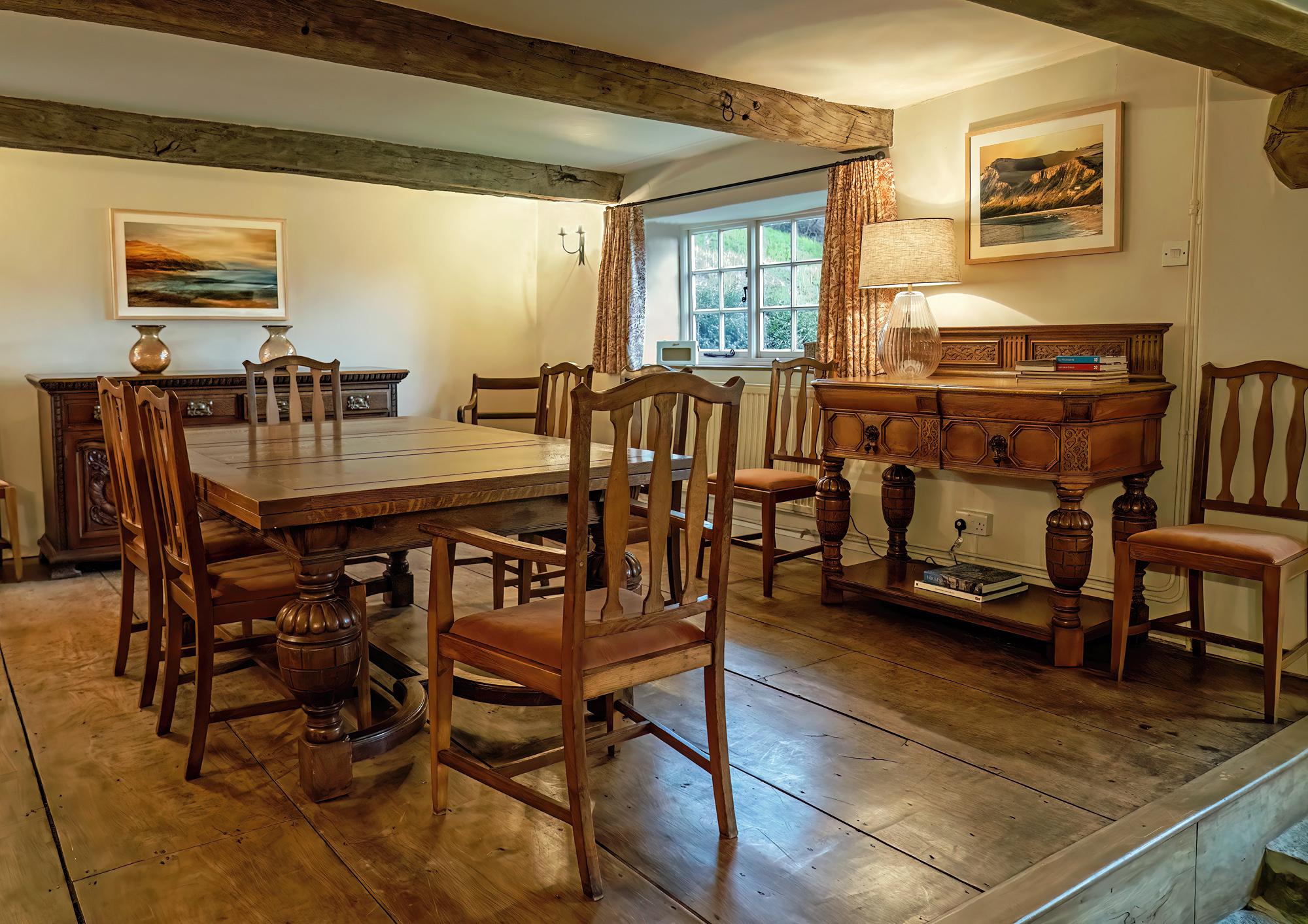 National Trust. Shedbush Farmhouse Holiday Cottage, Morcombelake, Dorset. Sarah McNulty framed prints commission.
