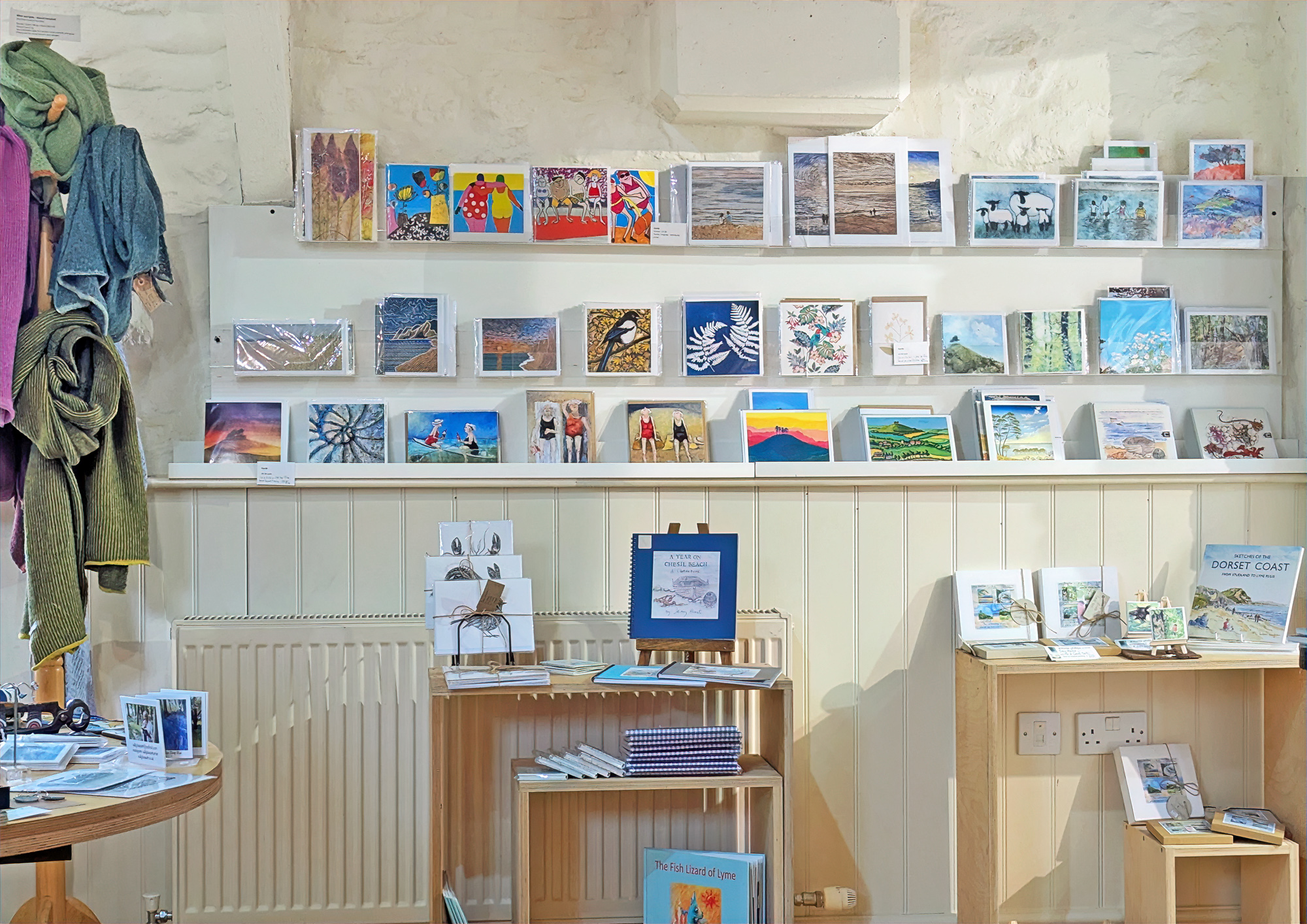 Sou Sou West Gallery shop, Symondsbury Dorset. Sarah McNulty fine art prints and greeting cards.