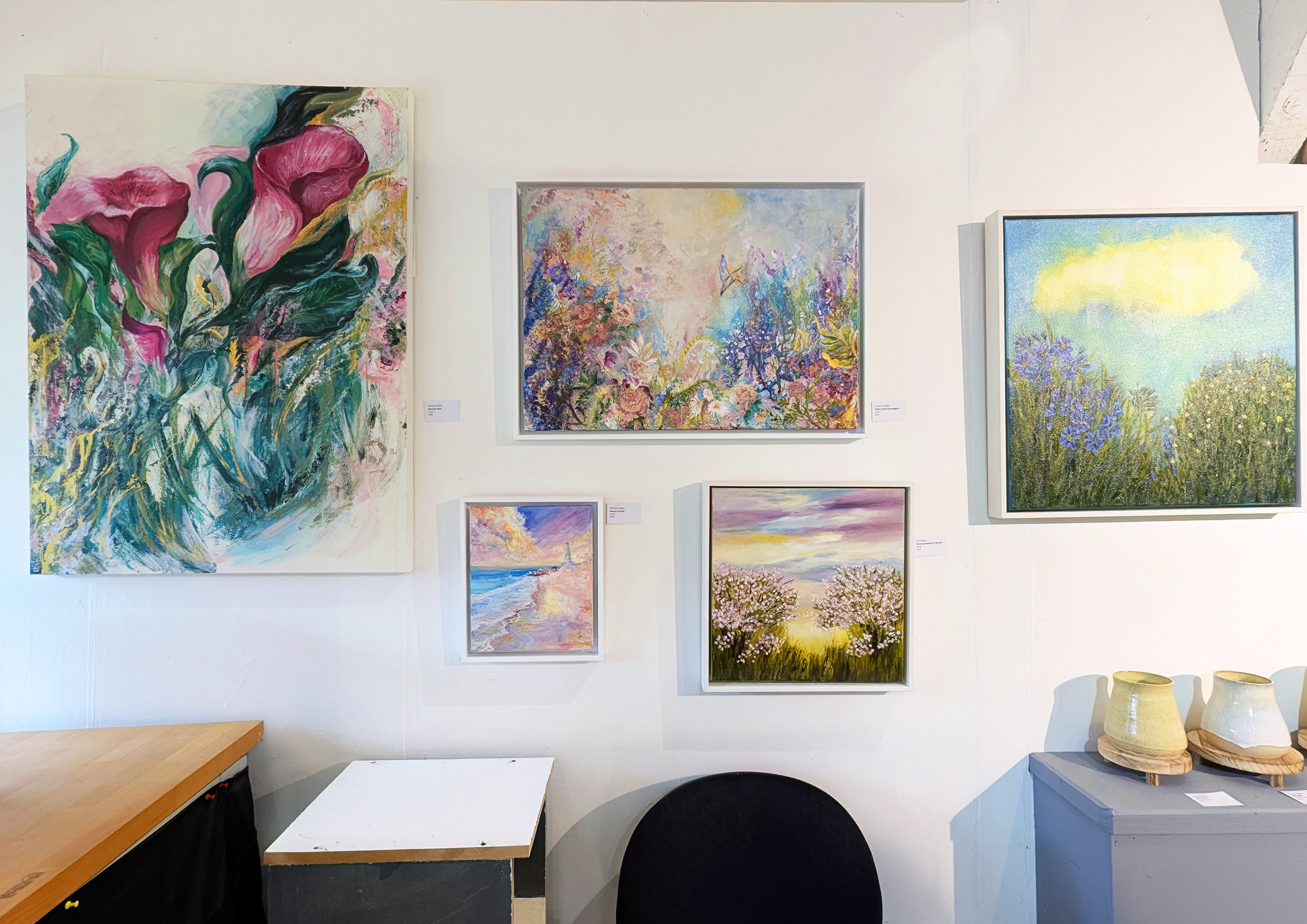 Sou Sou West Gallery, Symondsbury Dorset. Springtime Open Exhibition 2026. Sarah McNulty fine art prints.