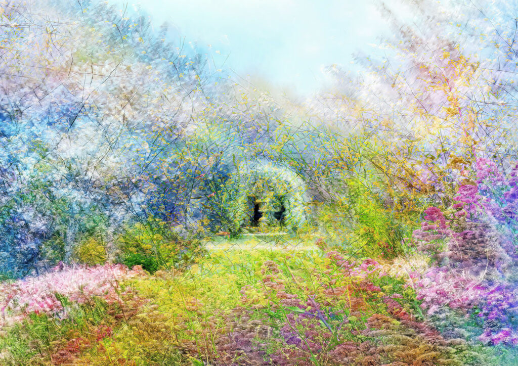 Spring Garden, Dorset. Fine art photographic print of a beautiful Spring Garden in Dorset. Sarah McNulty Fine Art Photography.