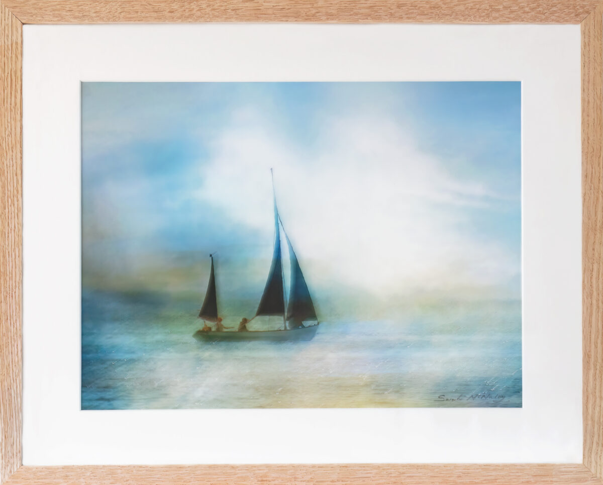 Homeward Bound, Mudeford in Dorset. Art Gallery SW. Sarah McNulty. Dorset fine art photographer. West Country landscapes and seascape prints